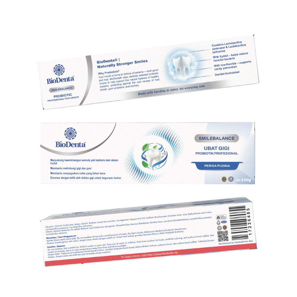 SmileBalance Probiotic Toothpaste<br><br> <span style="font-size: 15px; ">Adults • 100g</span> - Image 4