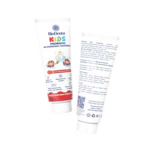 KIDS Probiotic Toothpaste<br><br><span style="font-size: 15px;">Natural Strawberry • 75g</span>
